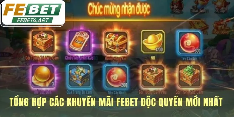 Khuyến Mãi Hệ thống khuyến mãi febet đáp ứng mọi nhu cầu người chơi